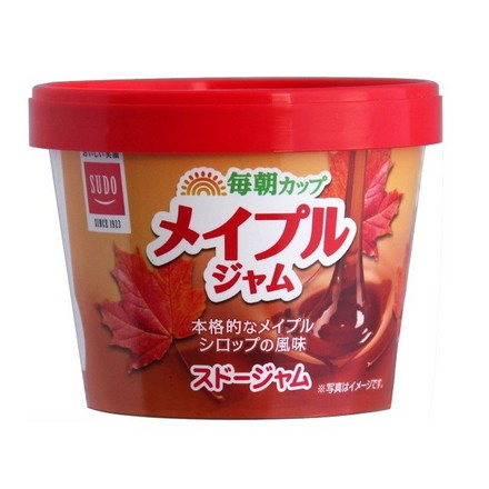 【単品12個セット】 スドー 毎朝カップ メイプルジャム 120g