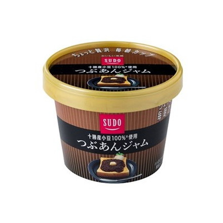 スドー ちょっと贅沢毎朝カップつぶあんジャム 120g x12 12個セット