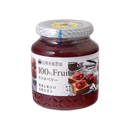 【単品6個セット】 信州須藤農園100%フルーツストロベリー 350g