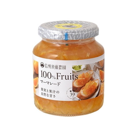 【単品6個セット】 スドー 信州須藤農園 100%フルーツ マーマーレード 340g