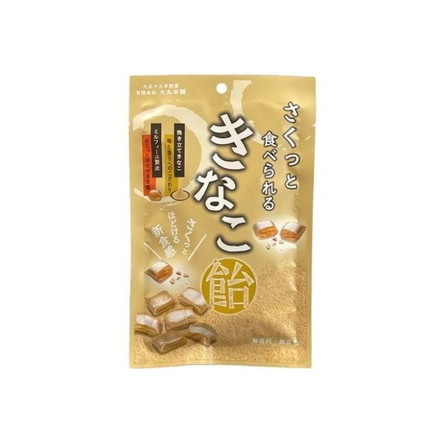 【単品10個セット】 大丸本舗 さくっと食べられる きなこ飴 54g