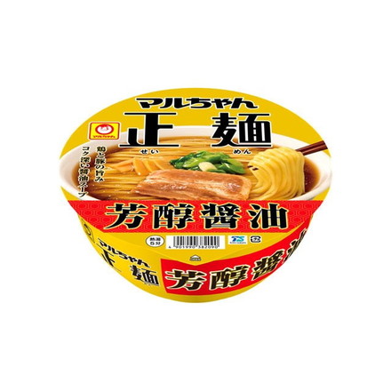 【単品12個セット】 マルちゃん マルちゃん正麺 芳醇醤油カップ 120g