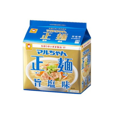 マルちゃん マルちゃん正麺旨塩 5食パック 112g x6 6個セット