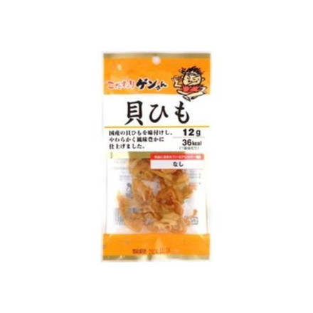 【単品12個セット】 カネタ こだわりゲンさん焼貝ひも 12g