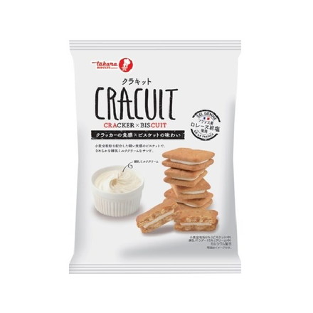 【単品15個セット】 宝製菓 クラキット練乳ミルククリーム 93g