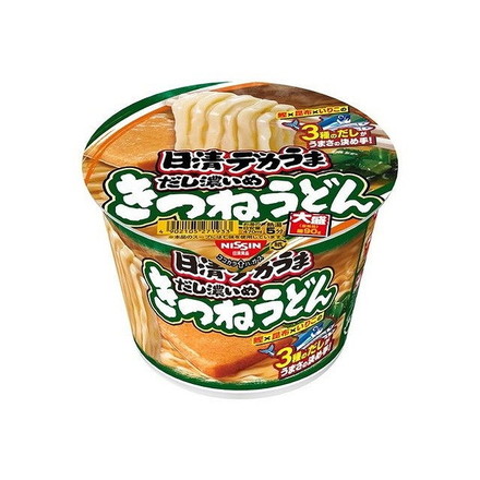 【12個セット】 日清食品 デカうま きつねうどん カップ 106g x12 まとめ買い まとめ売り お徳用 大容量 セット販売
