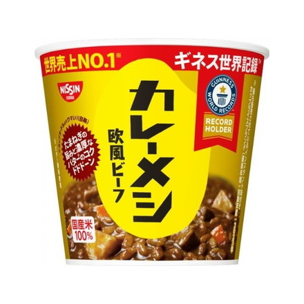 【単品6個セット】 日清食品 カレーメシ 欧風ビーフ 89g