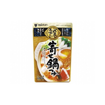 【まとめ買い】 ミツカン 〆まで美味寄せ鍋つゆストレート 750g x12個セット 食品 まとめ セット セット買い 業務用