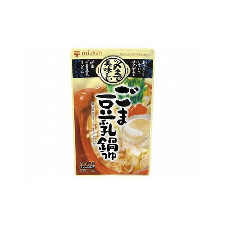 【まとめ買い】 ミツカン 〆まで美味しいごま豆乳鍋つゆストレート 750g x12個セット 食品 まとめ セット セット買い 業務用