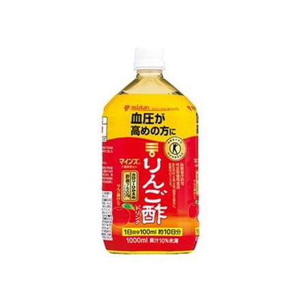 【6個セット】 ミツカン マインズ りんご酢ドリンク ペット 1L x6