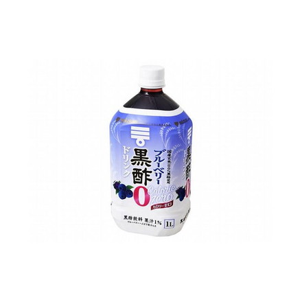 【まとめ買い】 ミツカン ブルーベリー黒酢 カロリーゼロ 1L x6個セット 食品 まとめ セット セット買い 業務用