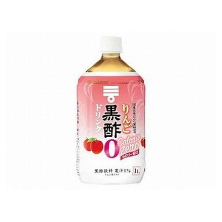 【6個セット】 ミツカン りんご黒酢 カロリーゼロ ペット 1L x6