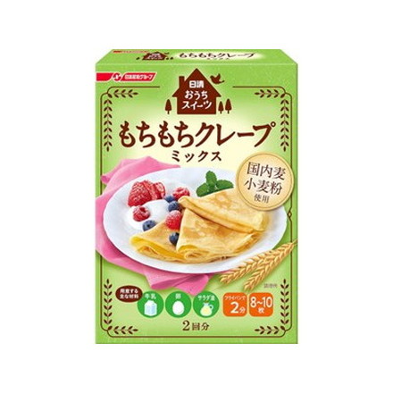 日清フーズ おうちスイーツ もちもちクレープミックス 200g x6 6個セット
