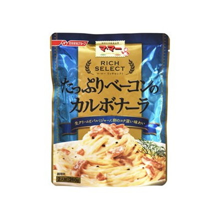 マ・マー リッチセレクト ベーコンのカルボナーラ 260g x6 6個セット