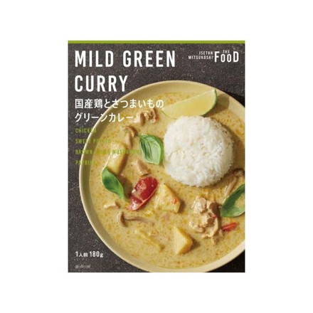 【単品20個セット】 エムアイフードスタイル 鶏とさつまいもグリーンカレー 180g