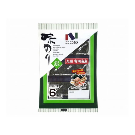 【まとめ買い】ニコニコのり 味銀6束 6袋 x10個セット まとめ セット セット買い 業務用
