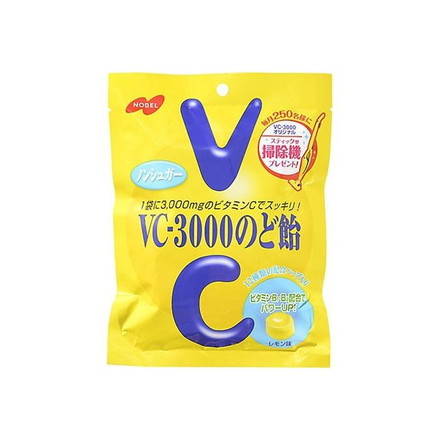 【6個セット】 ノーベル VC-3000のど飴 袋 90g x6 まとめ売り セット販売 お徳用 おまとめ品