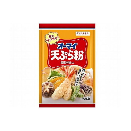 【10個セット】 オーマイ 天ぷら粉 300g x10コ