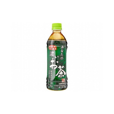 【まとめ買い】サンガリア 一休茶屋あなたの濃いお茶 ペット 500ml x24個セット まとめ セット セット買い 業務用