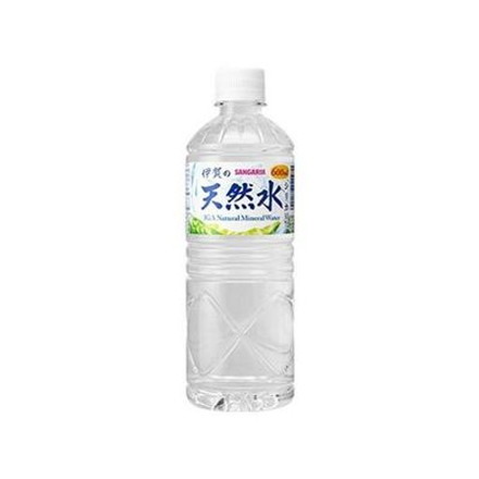 【24個セット】 サンガリア 伊賀の天然水 ペット 600ml x24