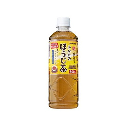 サンガリア あなたのほうじ茶 ペット 600ml x24 24個セット