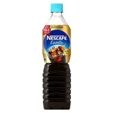 【12個セット】 ネスカフェ エクセラ甘さひかえめ ボトルコーヒー 900mlx12コ