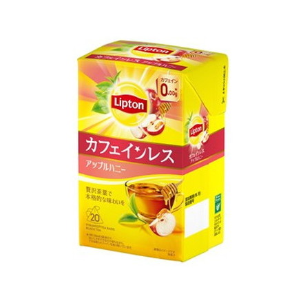 リプトン カフェインレスティーアップルハニー ティーバッグ 2gX20袋 x6 6個セット