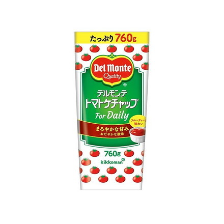 【単品12個セット】 デルモンテ トマトケチャップForDaily 760gx12 まとめ買い まとめ売り お徳用 大容量 セット販売