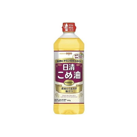 【単品8個セット】 日清オイリオ こめ油 ペット 800g