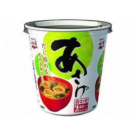 【6個セット】 永谷園 生みそタイプみそ汁あさげ カップ 18.1g x6