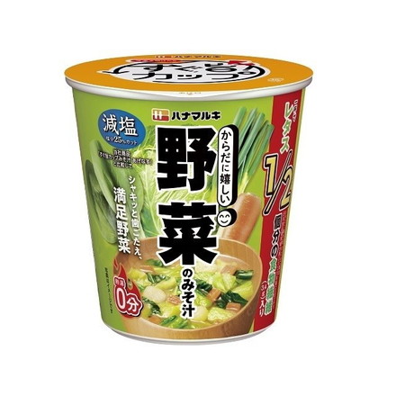 【単品6個セット】 ハナマルキ すぐ旨カップみそ汁嬉しい野菜 11.7g