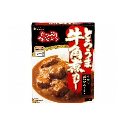 【5個セット】 ハウス とろうま 牛角煮カレー 中辛 200g x5コ