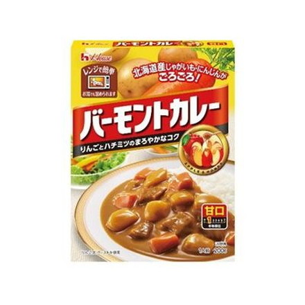 【10個セット】 ハウス レトルト バーモントカレー 甘口 200g x10