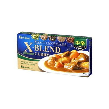【10個セット】 ハウス クロスブレンドカレー 中辛 140g x10