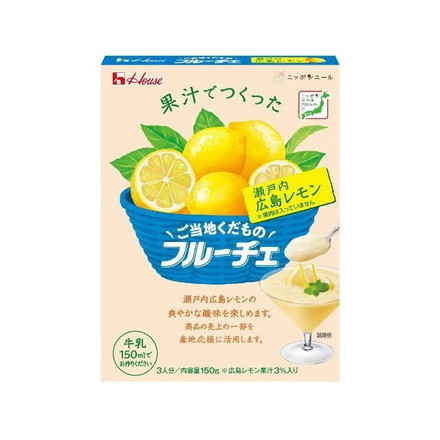 【単品10個セット】 ハウス フルーチェ 瀬戸内広島レモン 150g