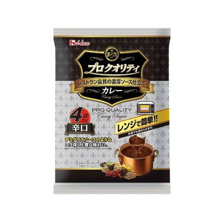 【単品6個セット】 ハウス プロクオリティカレー辛口4袋入り 680g