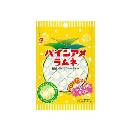 【単品10個セット】 パイン パインアメラムネ 25g