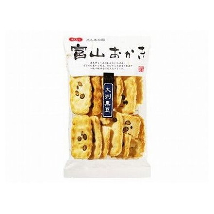 【8個セット】 北越 富山おかき 大判黒豆 12枚 x8