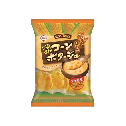 【単品12個セット】 ホンダ製菓 ソフトせんコーンポタージュ 72g