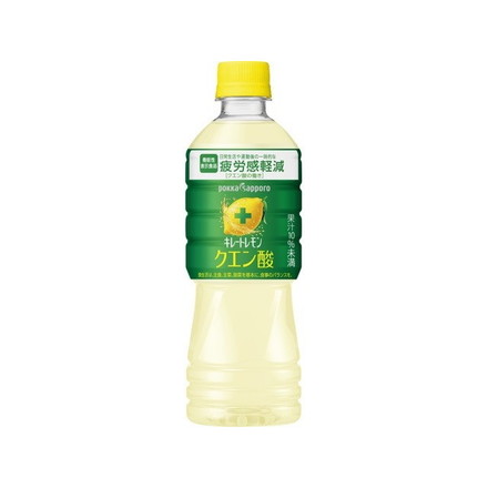 【単品24個セット】 ポッカサッポロ キレートレモンクエン酸 ペット 525ml
