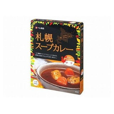 【5個セット】 ベル食品 札幌スープカレー中辛 200g x5
