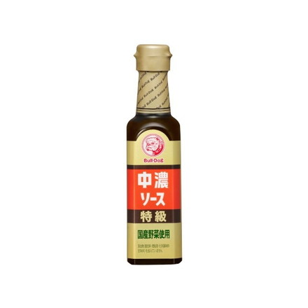 【単品5個セット】 ブルドック 特級 中濃ソース 瓶 200ml