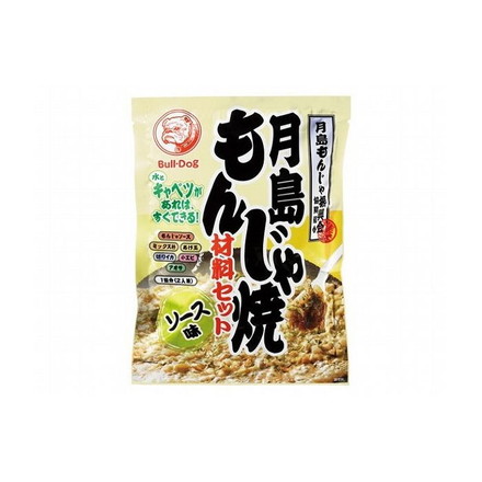 【5個セット】 ブルドック 月島もんじゃ焼 ソース味 81.3g x5コ