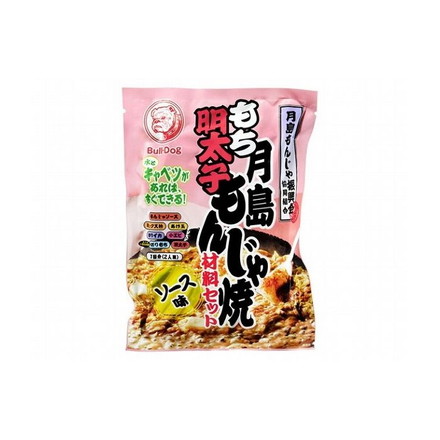 【5個セット】 ブルドック 月島もち明太もんじゃソース味 106g x5コ