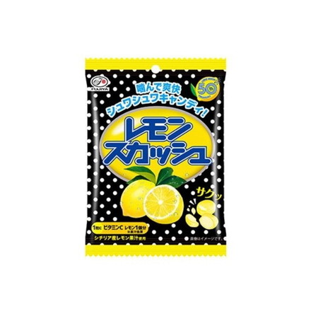【単品10個セット】 不二家 レモンスカッシュキャンディ 51g