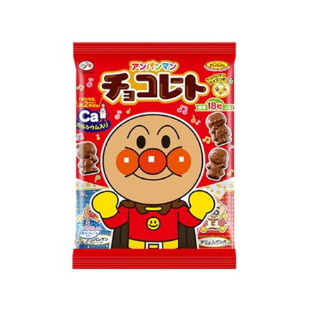 不二家 アンパンマンチョコレート 69g x10 10個セット
