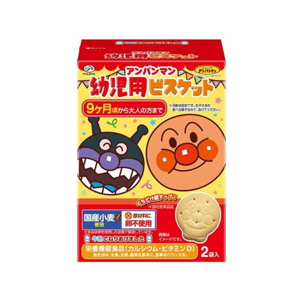 【単品5個セット】 不二家 アンパンマン 幼児用ビスケット 84g