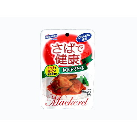 【単品12個セット】 はごろもフーズ さばで健康和風トマト煮 パウチ 90g