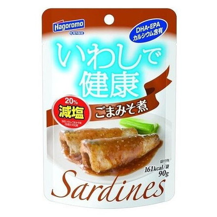 【12個セット】 はごろもフーズ いわしで健康 ごまみそ煮 90g x12コ