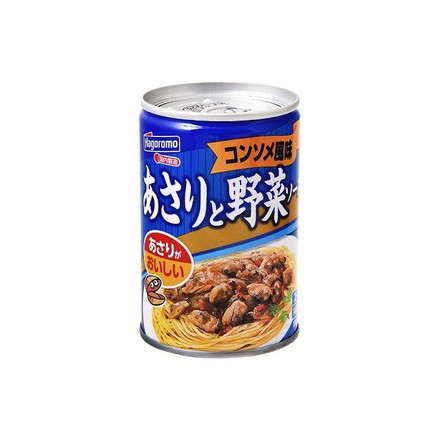 【12個セット】 はごろも あさりと野菜ソース コンソメ風味 7号缶 x12 まとめ売り セット販売 お徳用 おまとめ品